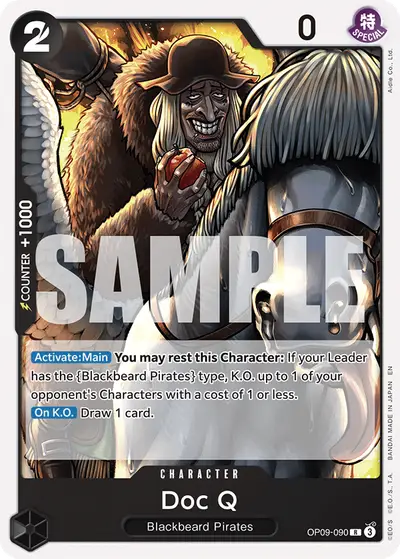 Doc Q OP09-090 Reprint ST27 Black Marshall D. Teach