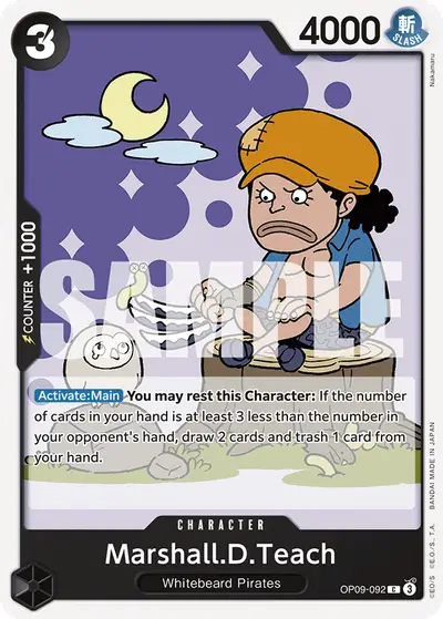 Marshall D. Teach OP09-092 OP09 Emperors in the New World