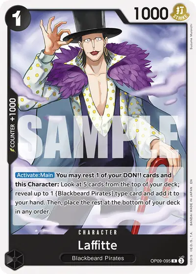 Laffitte OP09-095 Reprint ST27 Black Marshall D. Teach