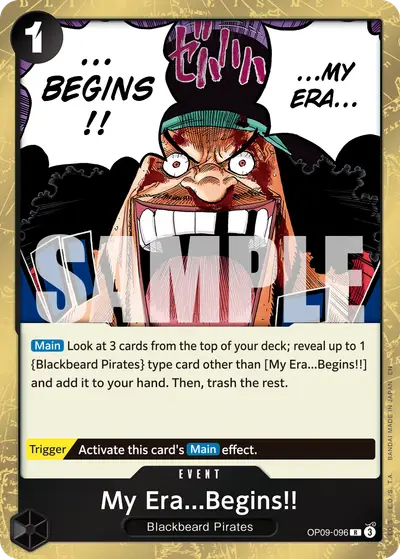 My Era...Begins!! OP09-096 Reprint PRB02 One Piece Card The Best Vol. 2