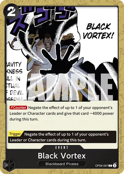 Black Vortex OP09-097 OP09 Emperors in the New World