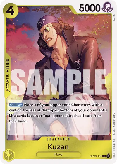 Kuzan OP09-101 OP09 Emperors in the New World
