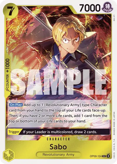Sabo OP09-104 OP09 Emperors in the New World