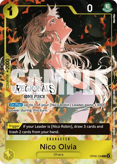 Nico Olvia OP09-106 Parallel 1 Promotion Cards