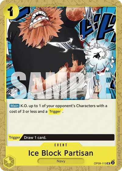 Ice Block Partisan OP09-115 OP09 Emperors in the New World