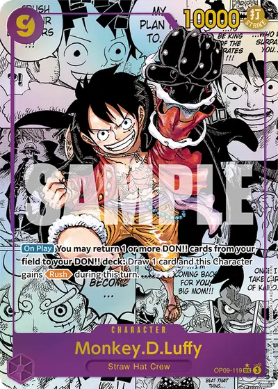 Monkey D. Luffy OP09-119 Manga OP09 Emperors in the New World