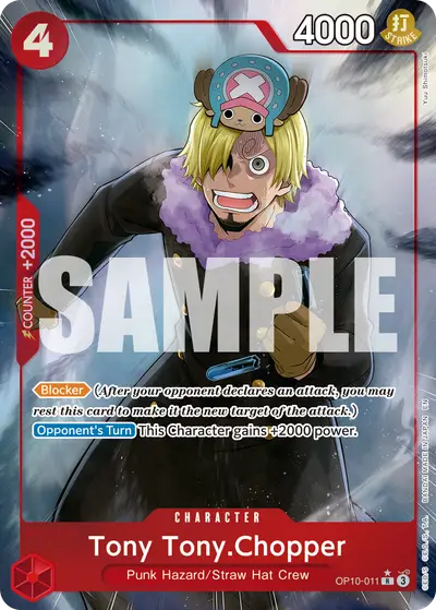 Tony Tony Chopper OP10-011 Alternate Art PRB02 One Piece Card The Best Vol. 2