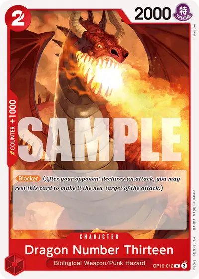 Dragon Number Thirteen OP10-012 OP10 Royal Blood