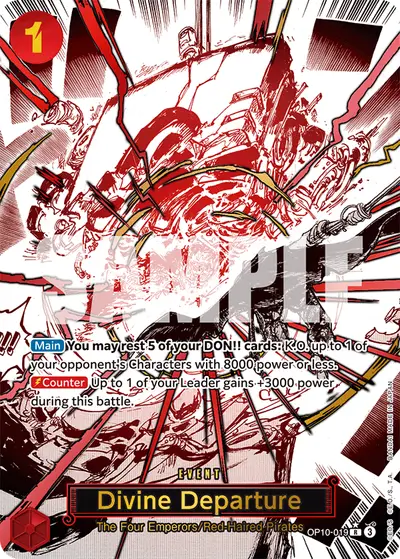 Divine Departure OP10-019 Parallel OP10 Royal Blood