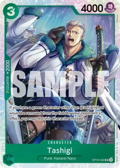 Tashigi OP10-032 Reprint PRB02 One Piece Card The Best Vol. 2