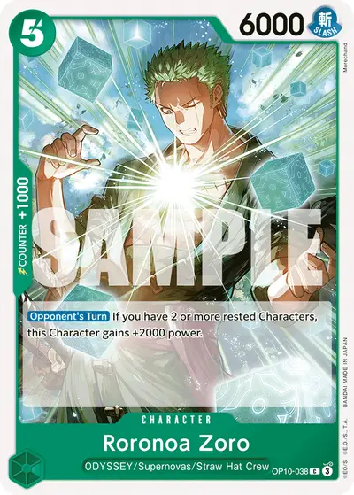 Roronoa Zoro OP10-038 OP10 Royal Blood