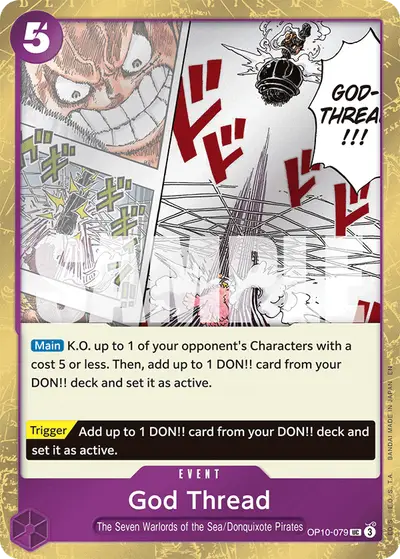 God Thread OP10-079 Pirate Foil PRB02 One Piece Card The Best Vol. 2