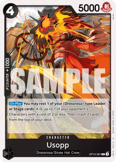 Usopp OP10-081 OP10 Royal Blood