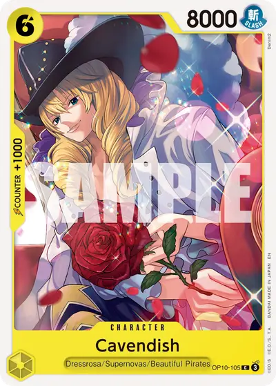 Cavendish OP10-105 Reprint PRB02 One Piece Card The Best Vol. 2