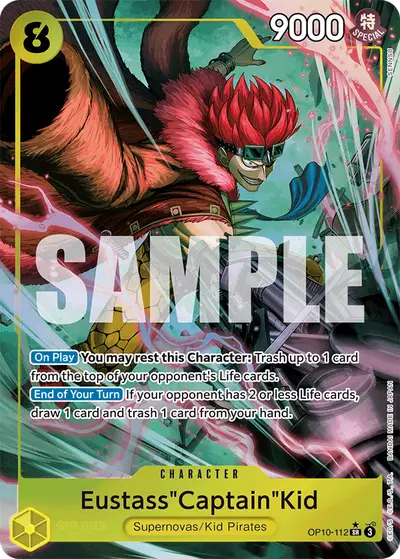 Eustass "Captain" Kid OP10-112 Parallel OP10 Royal Blood
