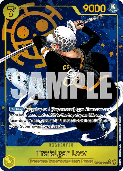 Trafalgar Law OP10-119 Parallel OP10 Royal Blood