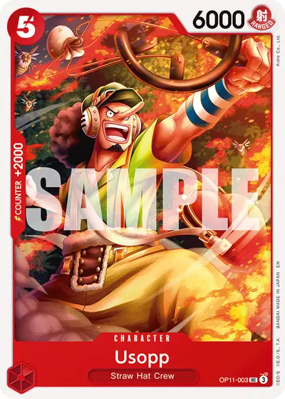 Usopp OP11-003 OP11 A Fist of Divine Speed