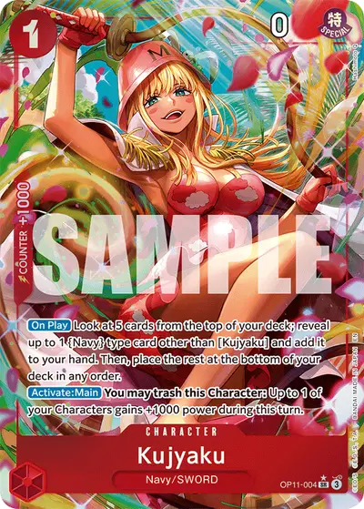 Kujyaku OP11-004 Alternate Art OP11 A Fist of Divine Speed