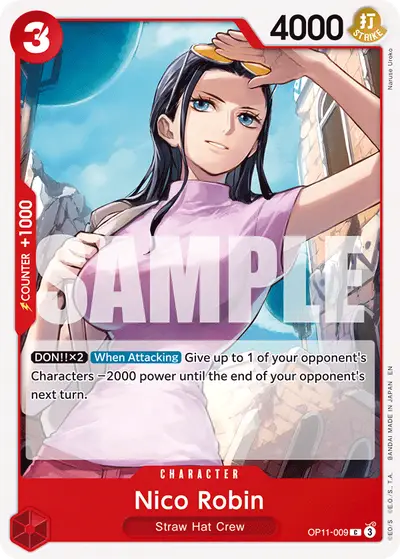 Nico Robin OP11-009 OP11 A Fist of Divine Speed