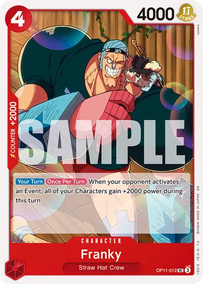 Franky OP11-012 Reprint 1 ST31 Red Monkey D. Luffy