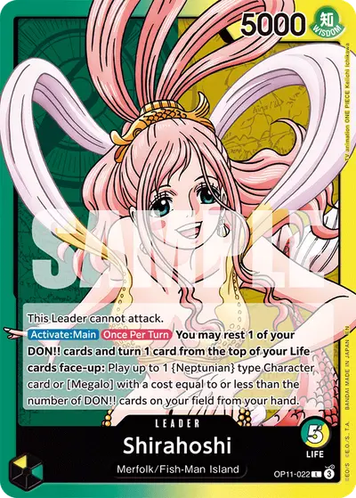 Shirahoshi OP11-022 OP11 A Fist of Divine Speed