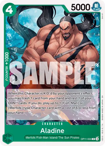 Aladine OP11-024 OP11 A Fist of Divine Speed