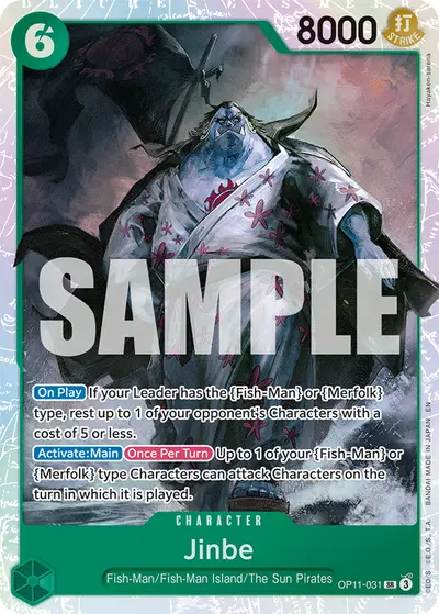 Jinbe OP11-031 OP11 A Fist of Divine Speed
