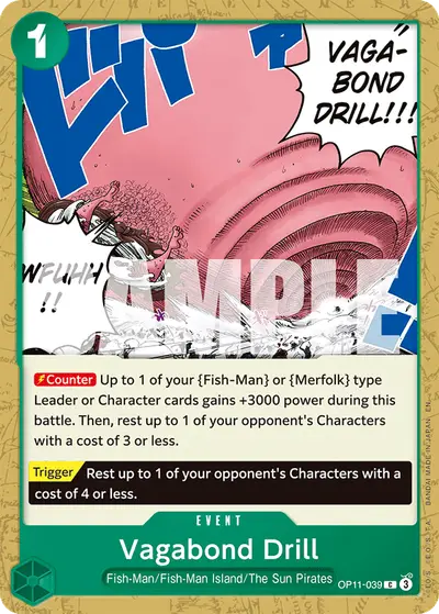 Vagabond Drill OP11-039 OP11 A Fist of Divine Speed