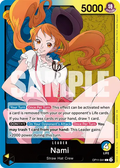 Nami OP11-041 OP11 A Fist of Divine Speed