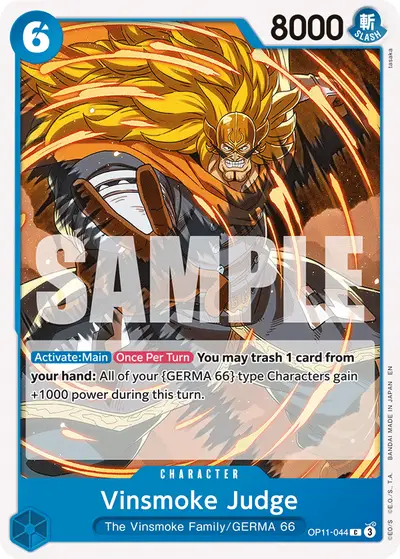 Vinsmoke Judge OP11-044 OP11 A Fist of Divine Speed