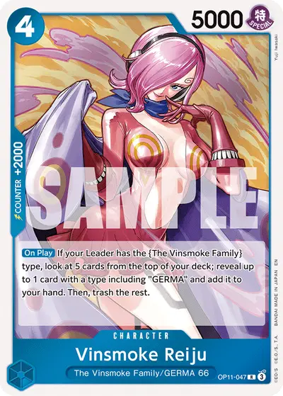 Vinsmoke Reiju OP11-047 OP11 A Fist of Divine Speed