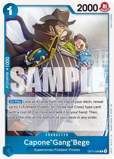 Capone "Gang" Bege OP11-048 OP11 A Fist of Divine Speed