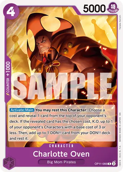 Charlotte Oven OP11-066 Reprint 1 ST34 Purple Charlotte Katakuri