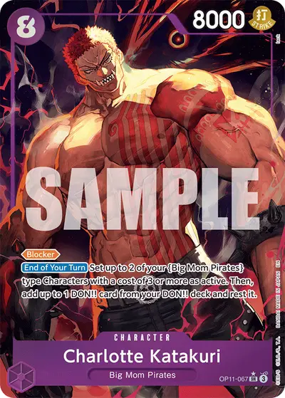 Charlotte Katakuri OP11-067 Alternate Art OP11 A Fist of Divine Speed