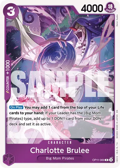 Charlotte Brulee OP11-069 OP11 A Fist of Divine Speed