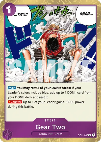 Gear Two OP11-080 OP11 A Fist of Divine Speed