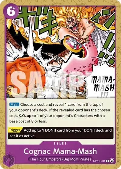 Cognac Mama-Mash OP11-081 Reprint 1 ST34 Purple Charlotte Katakuri