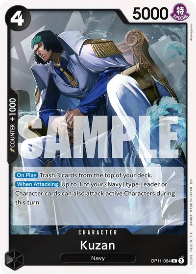 Kuzan OP11-084 OP11 A Fist of Divine Speed