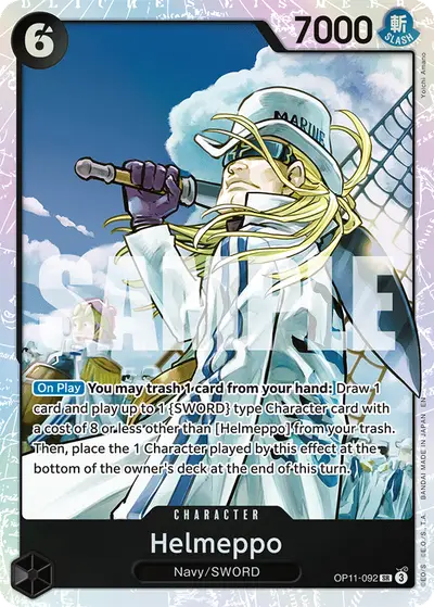 Helmeppo OP11-092 OP11 A Fist of Divine Speed