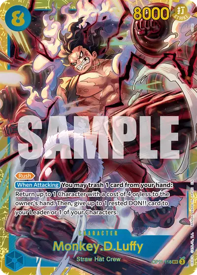Monkey D. Luffy OP11-118 OP11 A Fist of Divine Speed
