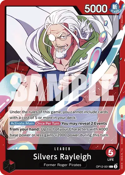 Silvers Rayleigh OP12-001 OP12 Legacy of the Master