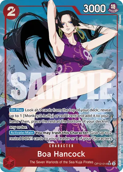 Boa Hancock OP12-014 Alternate Art OP12 Legacy of the Master
