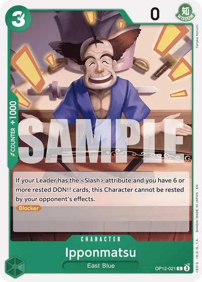 Ipponmatsu OP12-021 OP12 Legacy of the Master