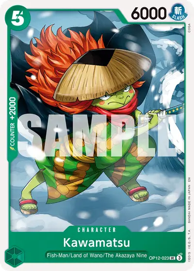 Kawamatsu OP12-023 Reprint 1 ST32 Green Roronoa Zoro
