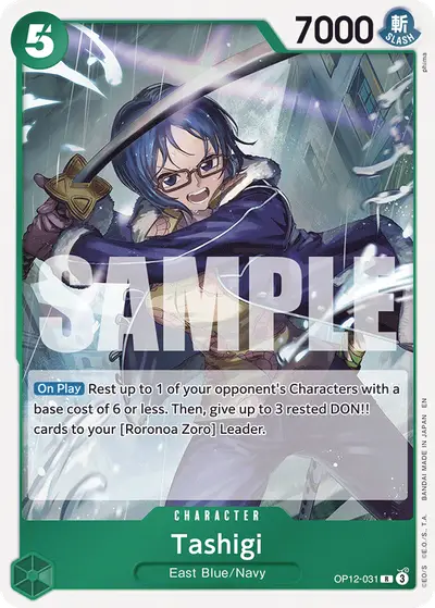 Tashigi OP12-031 OP12 Legacy of the Master