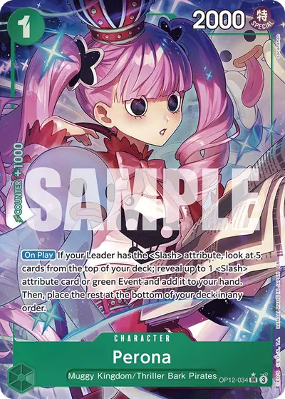 Perona OP12-034 Alternate Art OP12 Legacy of the Master