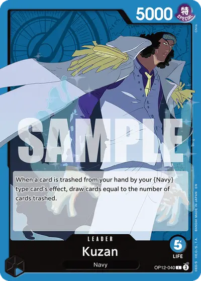 Kuzan OP12-040 OP12 Legacy of the Master