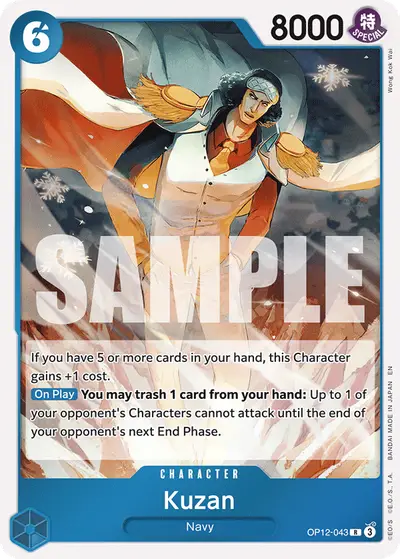 Kuzan OP12-043 OP12 Legacy of the Master