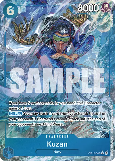 Kuzan OP12-043 Alternate Art OP12 Legacy of the Master