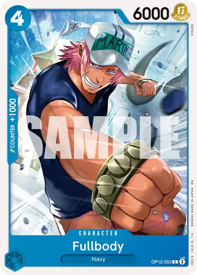 Fullbody OP12-052 Reprint 1 ST33 Blue Kuzan